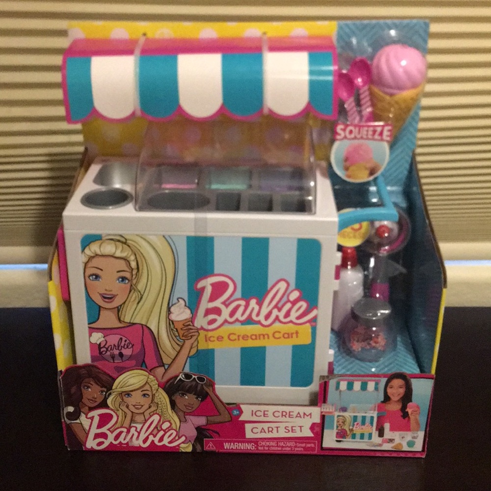 Barbie ice cream cart set